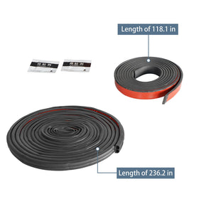Hooke Road lower rear cargo side seal stopping rattles and water ingress