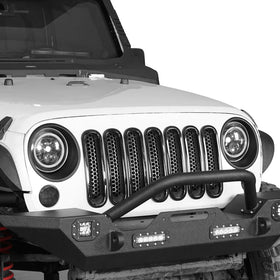 Hooke Road side angle installed on Wrangler adds aggression