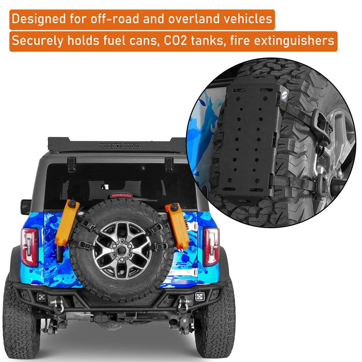 Hooke Road ratchet strap and buckle detail demonstrating quick-release convenience