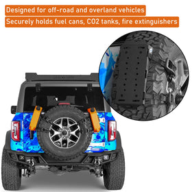 Hooke Road ratchet strap and buckle detail demonstrating quick-release convenience