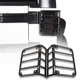 Hooke Road front view of taillight guard showing protective coverage and rugged look