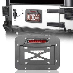 Hooke Road front view of steel delete plate showing clean rear profile benefit