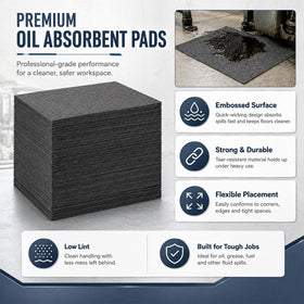 Hoolerry pad held in hand to show 15x19.7 inch scale and durability