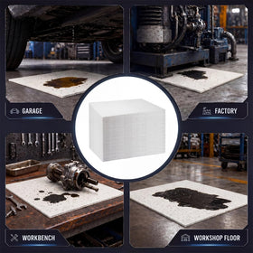 Hoolerry pads lining workshop bench for clean surface protection