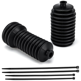 HOOTO front view of steering boot pack shows fit and protection