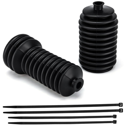 HOOTO front view of steering boot pack shows fit and protection