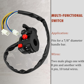 HOOTO wiring harness connectors close-up showing labeled plugs for faster, safer connections
