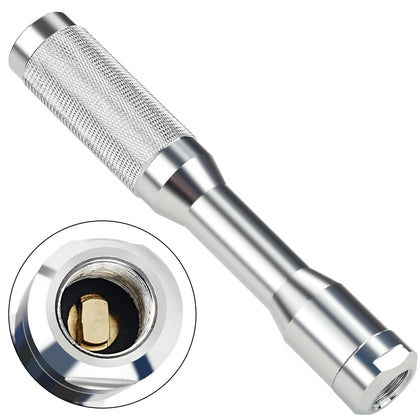 HOOTSUM front view of chuck showing lock-on design and durable finish for secure inflation