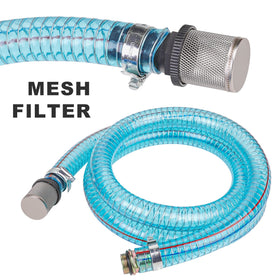HOOTSUM hose connected to a transfer pump demonstrating safe fuel transfer operation