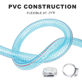 HOOTSUM hose laid beside a ruler showing 6.5ft length for correct sizing and reach