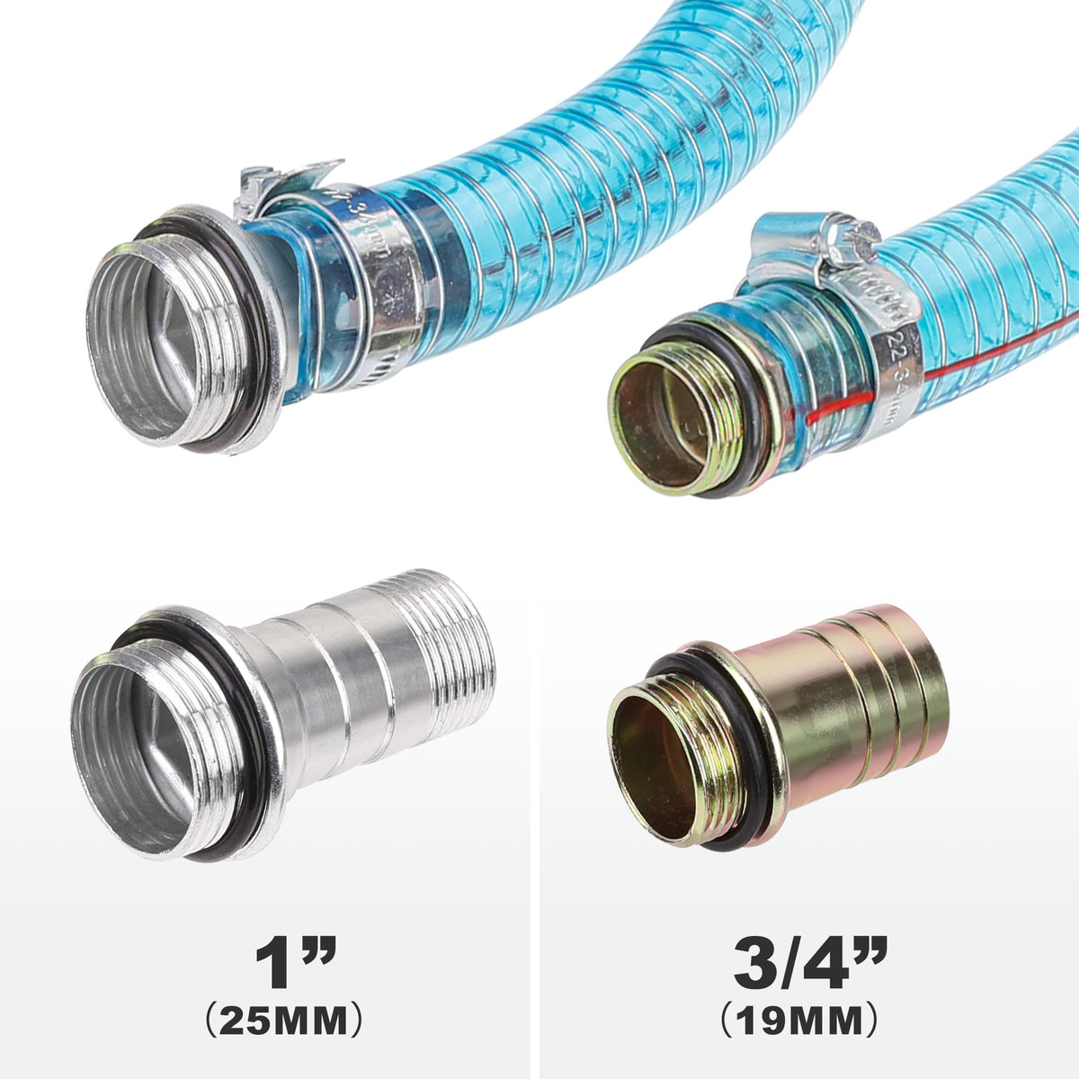HOOTSUM mesh strainer close-up blocking debris to protect pump and ensure clean flow