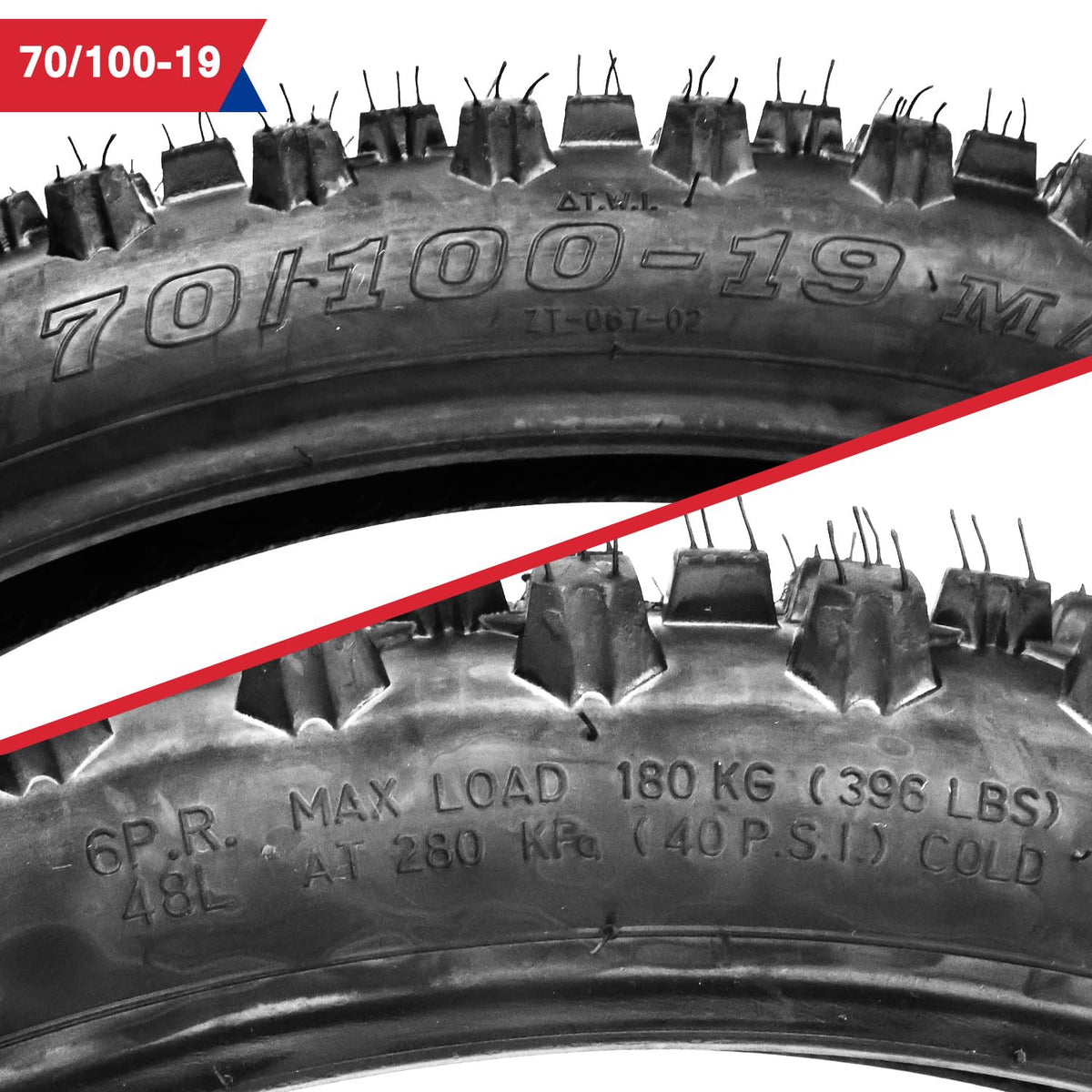 HOOUP front tire mounted on bike demonstrating correct fit and handling benefit