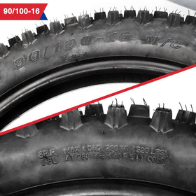HOOUP rear tire mounted on motorcycle showing traction and stability benefit