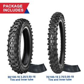 HOOUP close-up of knobby tread delivering improved off-road grip benefit