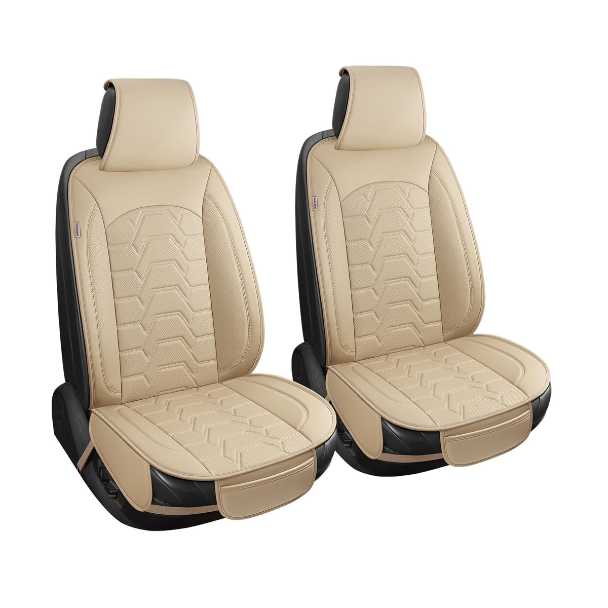 hoozoom front seat cover full view showing clean protection and comfort