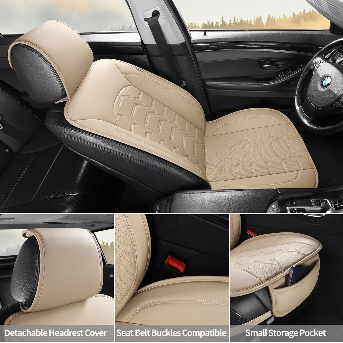 hoozoom lifestyle car interior shot showcasing polished look and comfort