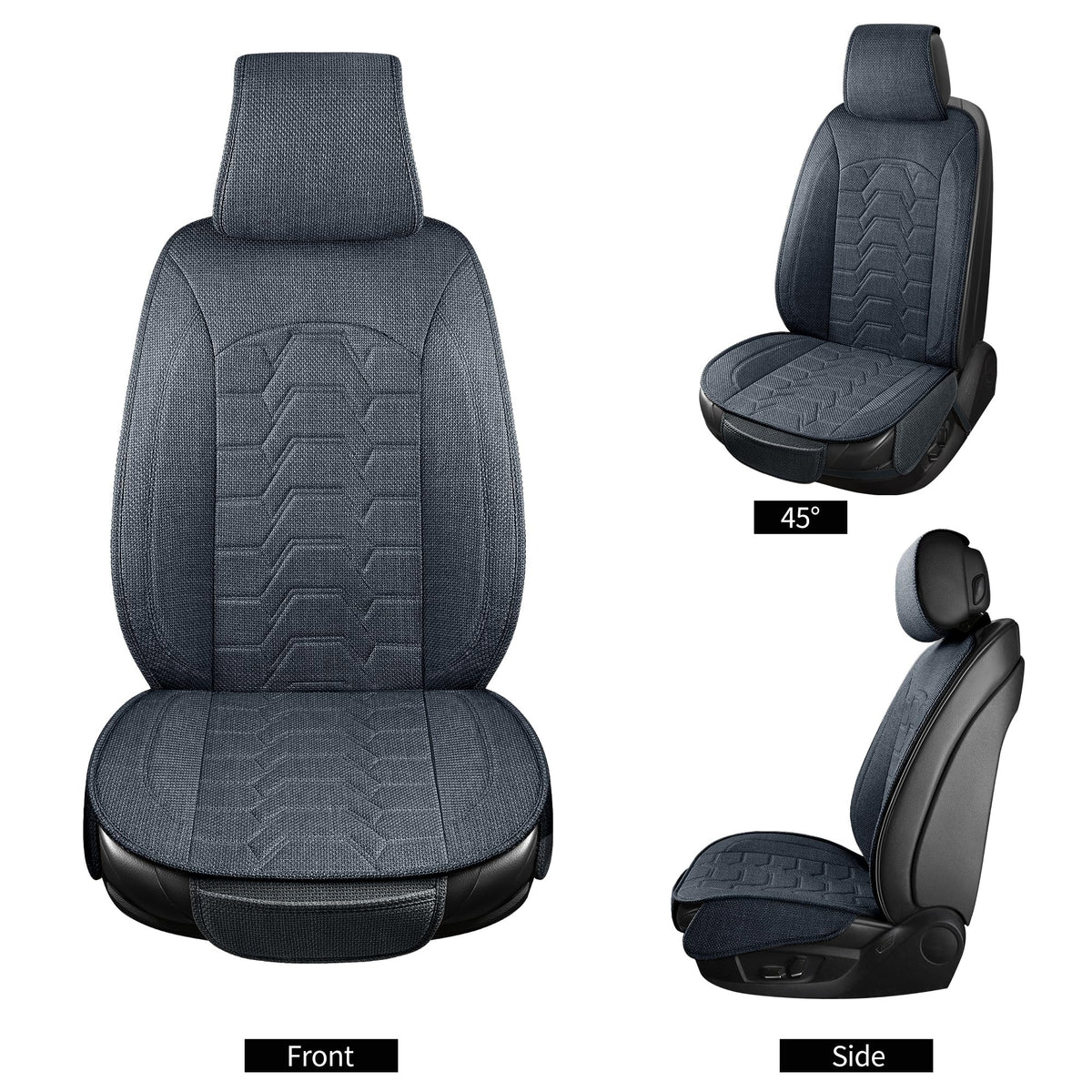 hoozoom seat cover with pet sitting offering fur protection and easy cleanup