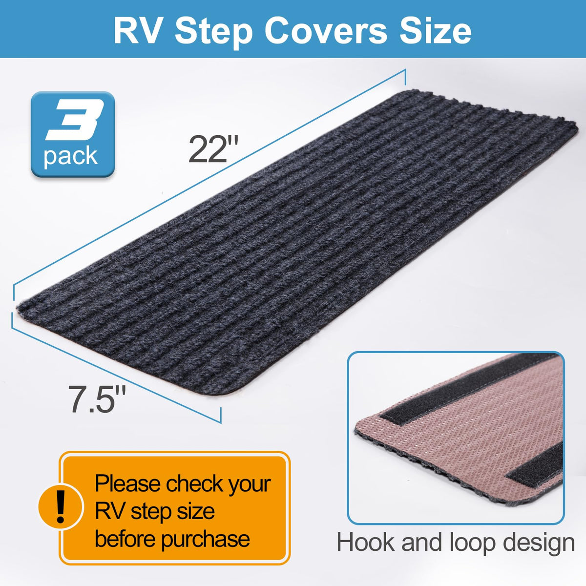 HOPEVIVA underside TPR non-slip backing demonstrating traction and safety