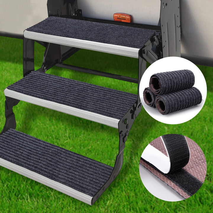 HOPEVIVA front view of three step covers showing neat fit and protection