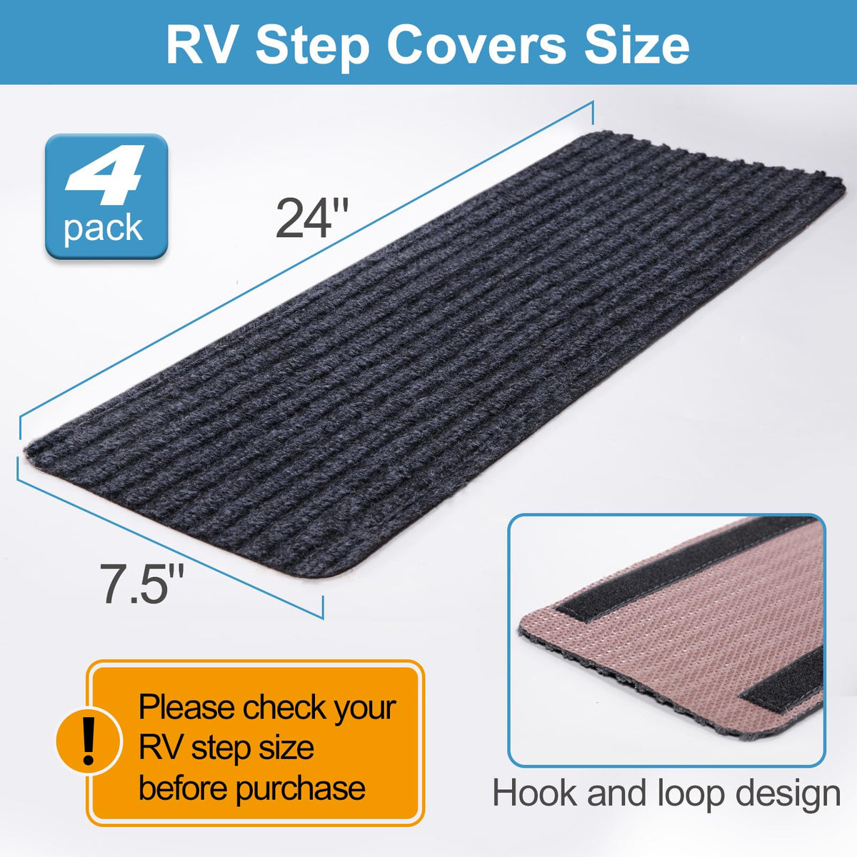 HOPEVIVA TPR underside detail demonstrating non-slip grip for safer step traction