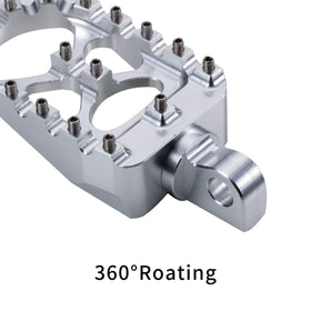 Hopider rotated peg showing 360‑degree lock detail for personalized foot angle