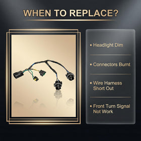 HOPUT installed in Silverado headlamp area demonstrating direct-fit, easy replacement