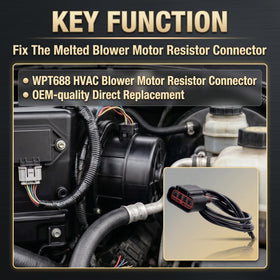 HOPUT molded ABS plug detail for heat resistance and durability