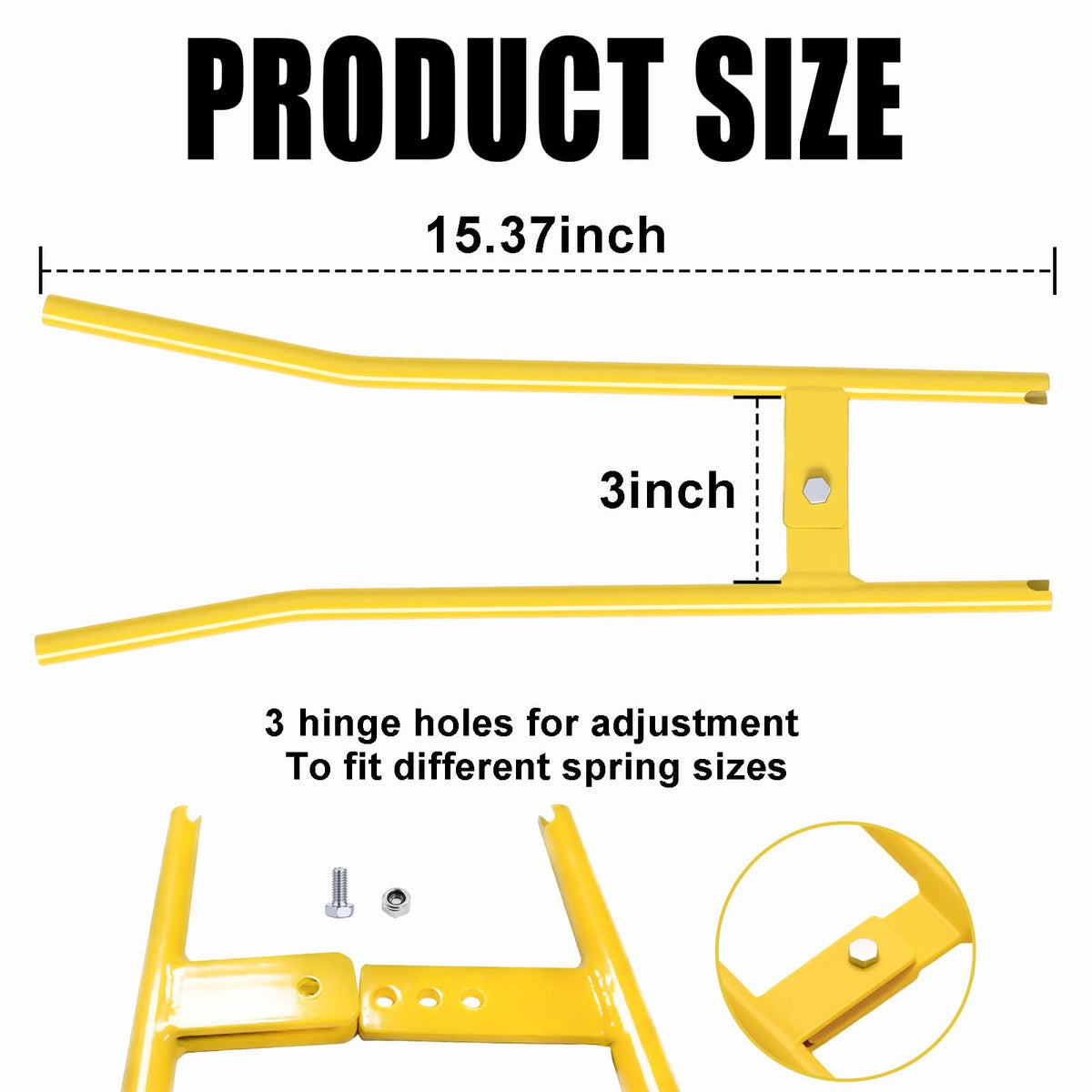 Hoqqf LT890 adjustable holes detail showing three-position versatility