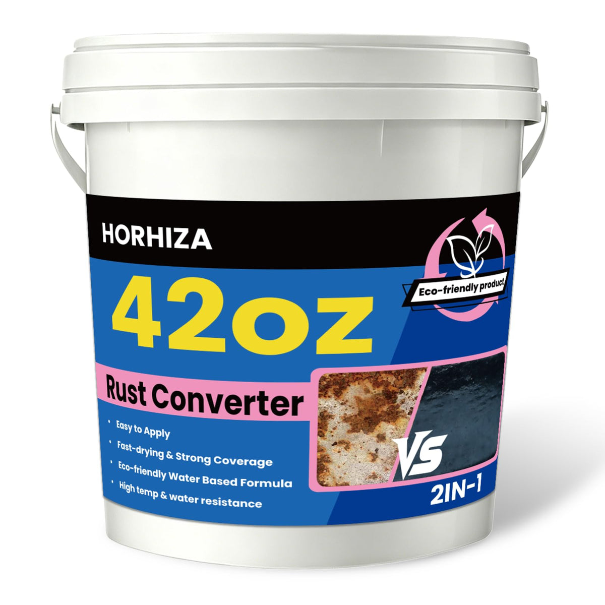 HORHIZA front can 42 oz showing product label and benefit of primed protection
