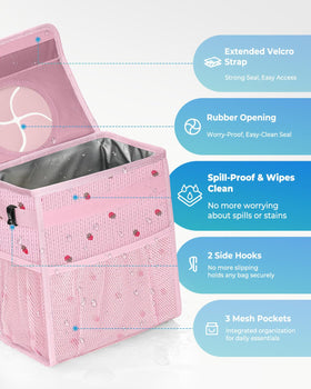 HORJONES open lid revealing leakproof lining for safe liquid containment