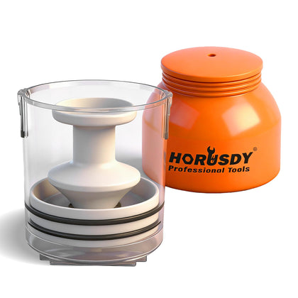 HORUSDY front view showing compact packer, fast cleaner bearing service