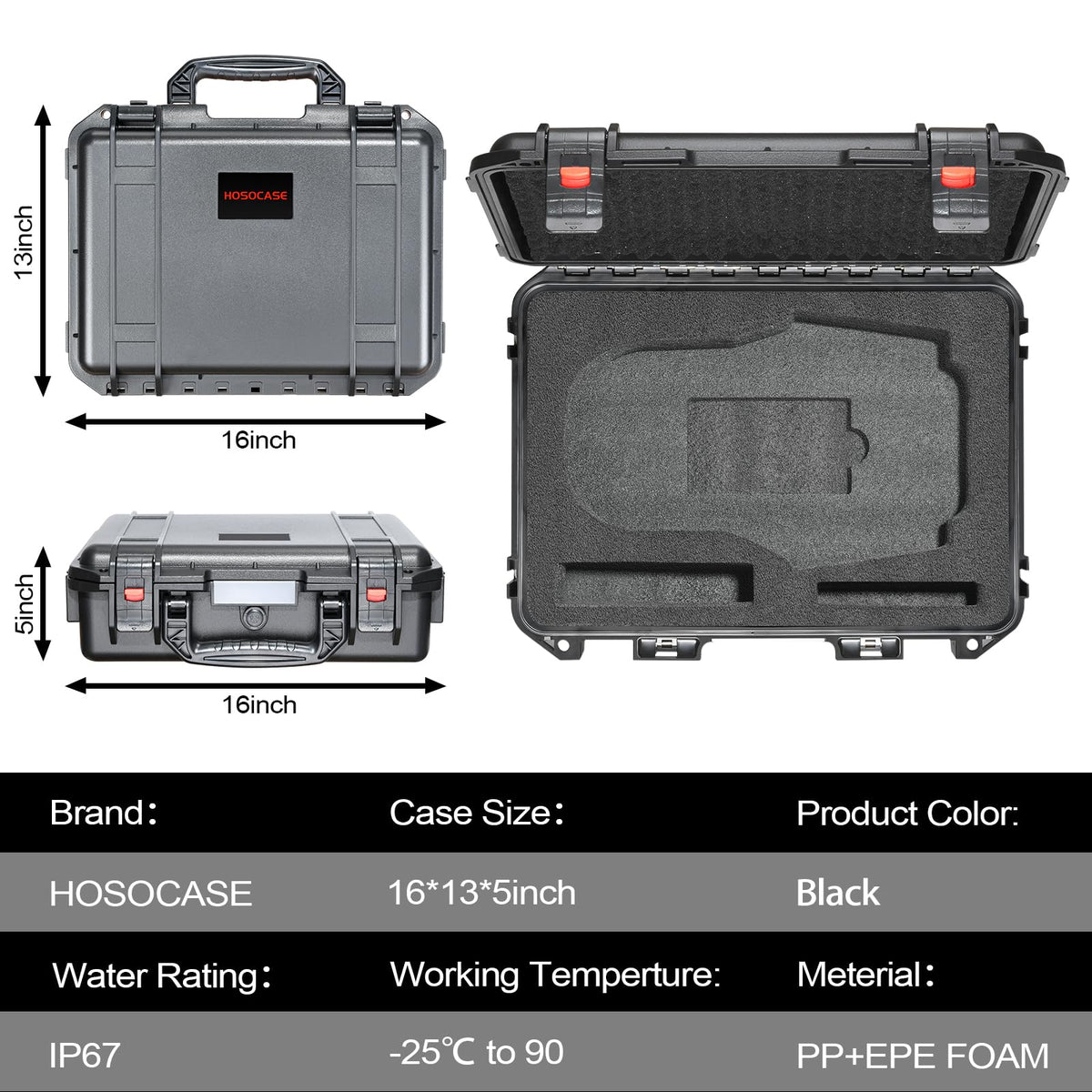 HOSOCASE placed in car trunk offering organized roadside readiness