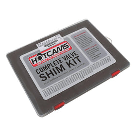 Hot Cams shim kit front packaging showing full assortment and brand for quick identification and convenience