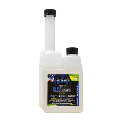 Hot Shot's Secret bottle front label showing product and protection benefits