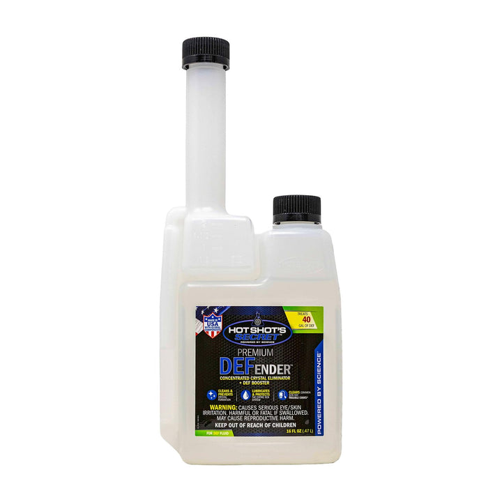 Hot Shot's Secret bottle front label showing product and protection benefits
