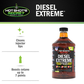 Hot Shot's Secret before and after injector images showing cleaner injectors