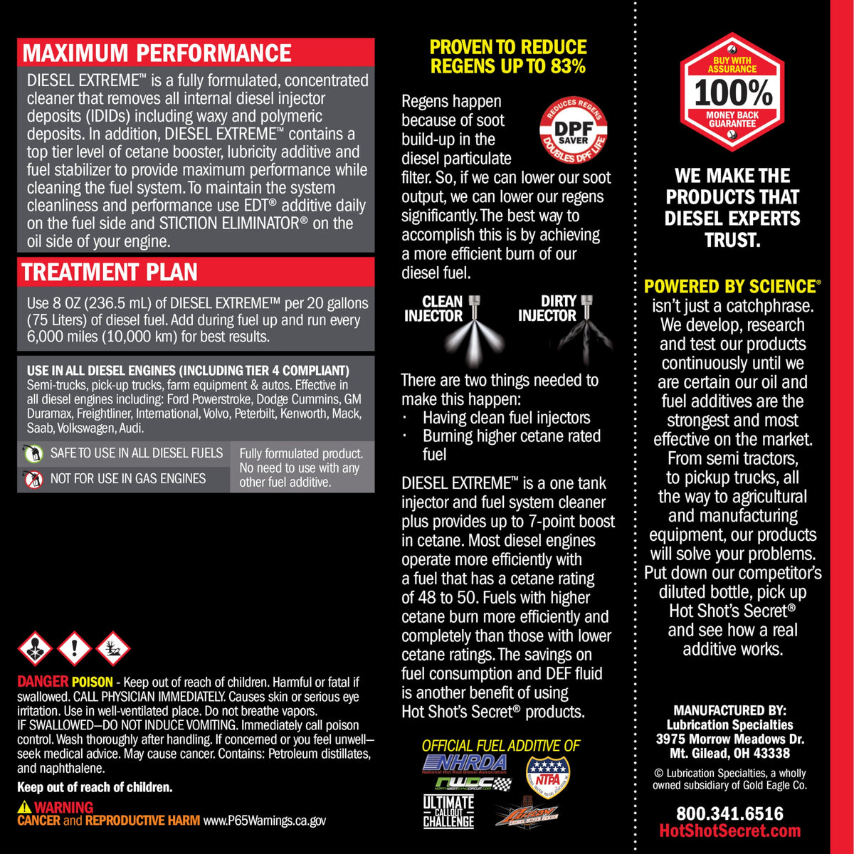 Hot Shot's Secret being added into a fuel tank to show easy application