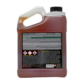 Hot Shot's Secret close-up of label highlighting directions and deposit-removal benefits