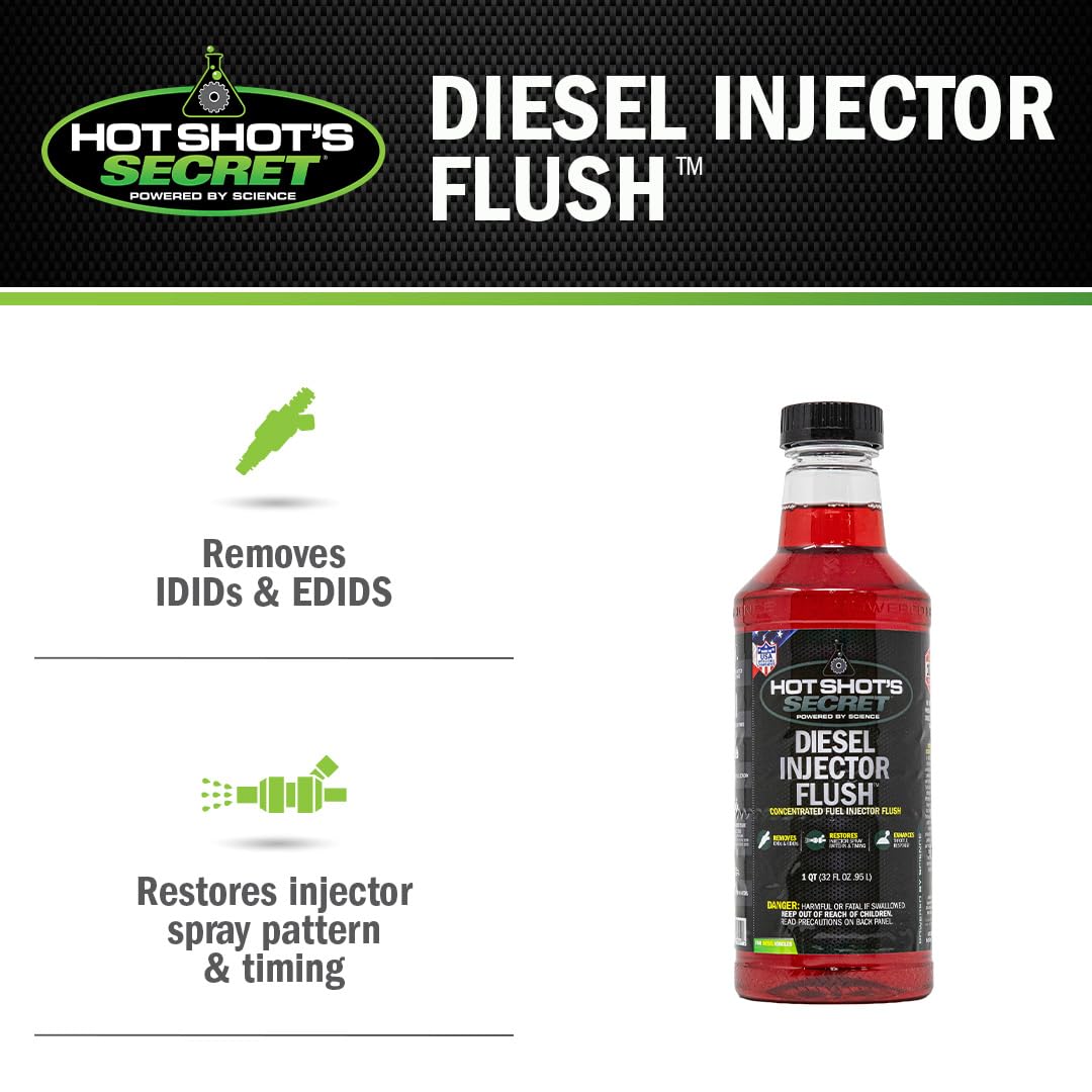 Hot Shot's Secret 32 oz bottle beside a tape measure showing compact size benefit