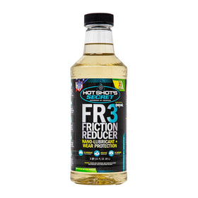Hot Shot's Secret FR3 front label showing product name and size for quick ID