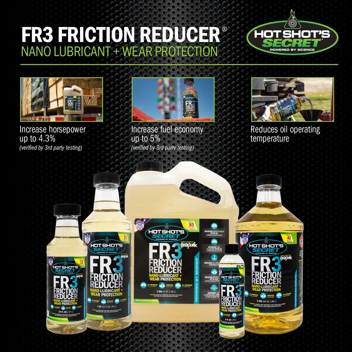 Hot Shot's Secret FR3 pouring to show texture and smooth flow for deep penetration