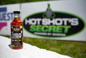 Hot Shot's Secret being added to a fuel tank at refueling for simple maintenance