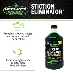 Hot Shot's Secret label close-up highlighting claims and easy dosing for maintenance