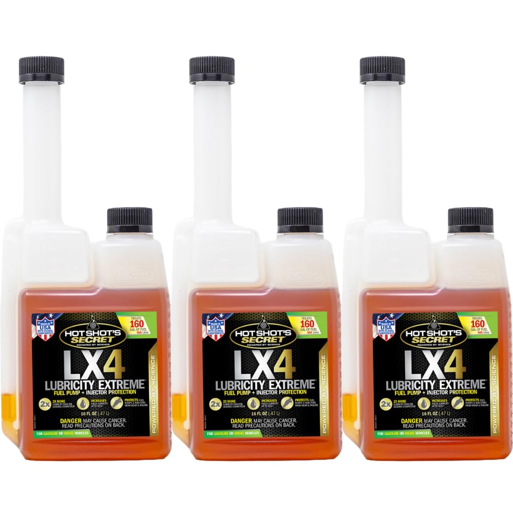 Hot Shot's Secret LX4 front packaging showing label and 3-pack benefit