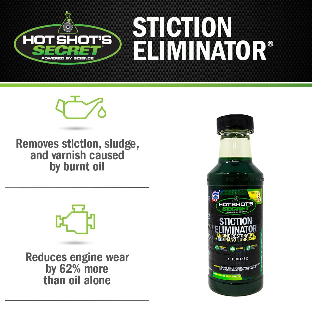 Hot Shot's Secret pour close-up highlighting smooth liquid for deposit removal