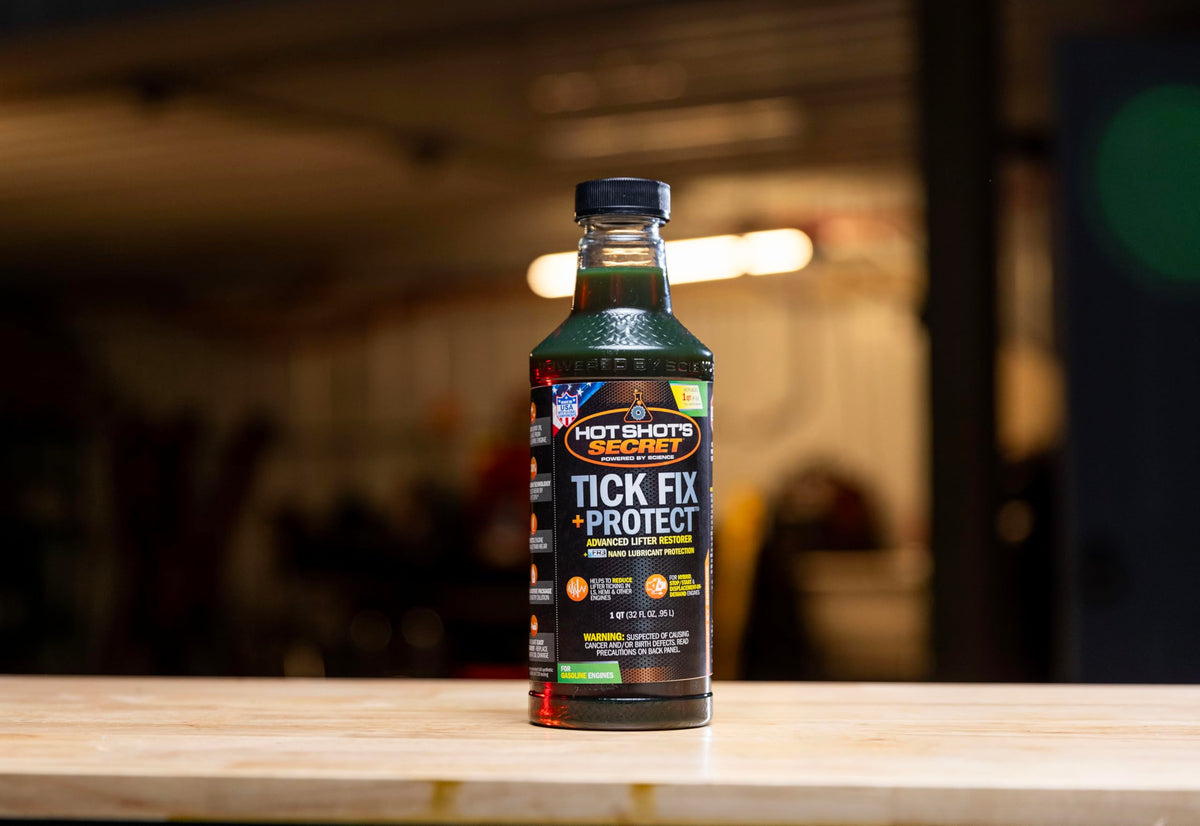 Hot Shot's Secret closeup of ingredients claim illustrating protective tech