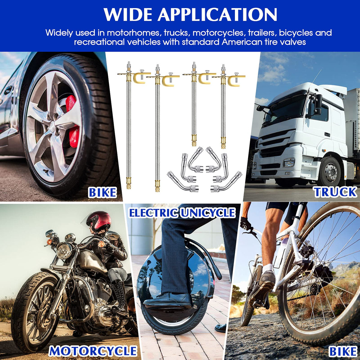 Hotop kit stored in car trunk offering convenient roadside inflation readiness