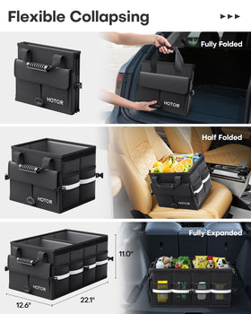 HOTOR folded flat for compact storage benefit: space-saving convenience