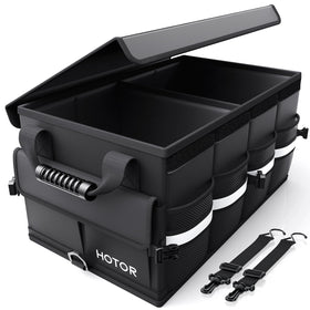 HOTOR front view open with compartments showing organized cargo benefit