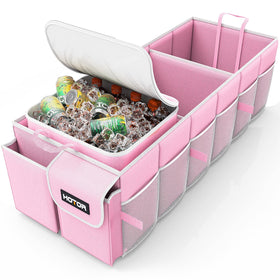 HOTOR front view open showing compartments and organized storage benefit